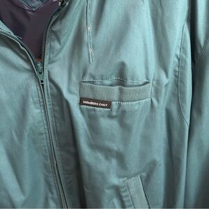 Vintage 80's members only green jacket iconic cafe bomber coat 46